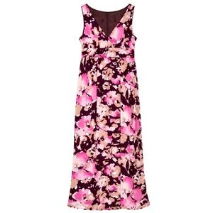 Y2K Whimsigoth Fairycore Babydoll Maxi Dress Size 14 Dark Romantic Garden Party